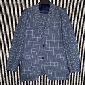 Brooks Brothers WindowPane Wool/Silk Suit